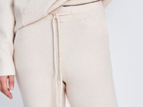 Вязаные брюки прямого силуэта