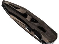 Складной нож TUOTOWN ONYX, стальTmax, рукоять Titanium black / carbon fiber