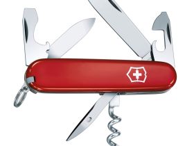 Нож перочинный Victorinox Tourist, сталь X55CrMo14, рукоять Cellidor®, красный