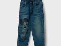 Брюки текстильные джинсовые утепленные флисом для мальчиков