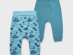 Ползунки детские трикотажные для мальчиков, 2 шт в комплекте