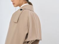Длинный тренч, Бежевый