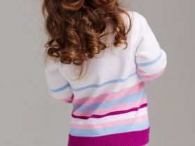 Джемпер детский трикотажный для девочек