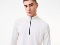 Мужской свитер Lacoste стандартного кроя из смеси шерсти и хлопка