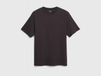 Футболка из гладкого хлопка, Коричневый