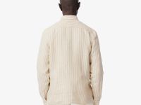 Мужская льняная рубашка Lacoste в полоску