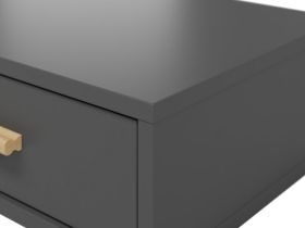 Тумба прикроватная подвесная Ивейн 5-42x15 Графитовый