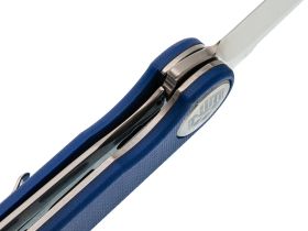 Складной нож Dr.Tech W3897GB, сталь D2, рукоять G10, синий