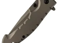 Складной полуавтоматический нож DA78, сталь 65Х13, рукоять сталь