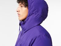 Мужская стеганая водоотталкивающая короткая куртка Lacoste