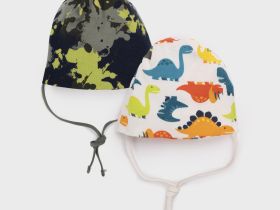 Шапка детская трикотажная для мальчиков, 2 шт в комплекте