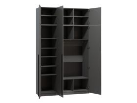 Распашной шкаф Кимбол 3.1-150x250 Графитовый