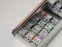 Набор акварели Super Vision "China Academy of Art museum Joint" 24 цв в кюветах в метал. кейсе