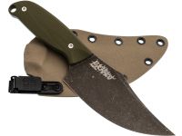 Нож Barmaley Knives Пьеро BW, сталь AUS-10Co, рукоять G10, хаки