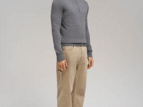 Джемпер прямого кроя из хлопка