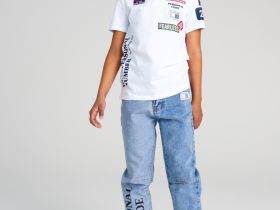 Сорочка трикотажная с воротником поло для мальчиков