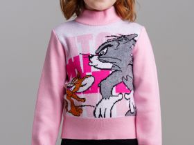 Свитер трикотажный для девочек