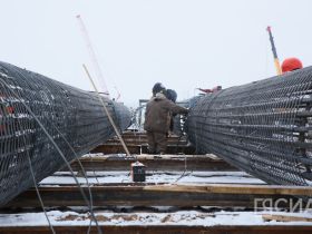 Четыре опоры Ленского моста планируют установить в 2025 году