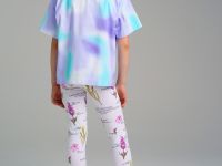 Брюки трикотажные для девочек (легинсы укороченные), 2 пары в комплекте