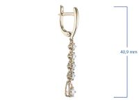Серьги из желтого золота э0312сг04202590