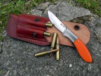 Нож с фиксированным клинком CRKT Russ Kommer 2-Shot, сталь Sandvik 12С27, рукоять G-10