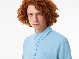 Мужская хлопковая рубашка Lacoste