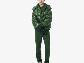 Шерстяные перчатки Lacoste унисекс