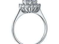 Классическое кольцо из белого золота э4712кц07163600_white