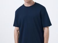 Базовая футболка из хлопка, Синий