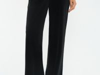 Прямые бархатные брюки, Черный