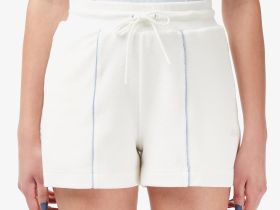 Женские хлопковые шорты Lacoste