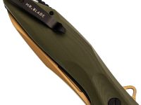 Тактический складной нож Mr.Blade Hemnes Gen.2, сталь D2, рукоять G10, олива