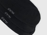 Фитнес-носки с поддержкой стопы, 3 пары, Черный