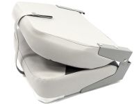 Кресло складное мягкое Classic Low Back Seat (серый/чёрный)