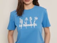 Футболка свободного силуэта с принтом