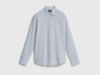 Рубашка в клетку, Белый