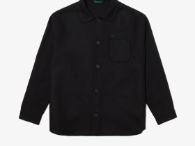 Мужская куртка Lacoste из смеси с овечьей шерстью