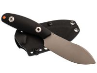 Походный нож Trivisa Aubergine-BG, сталь 14C28N, рукоять G10, черный