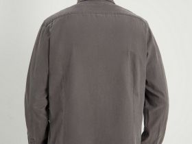 Рубашка из тенселя полуприлегающего силуэта