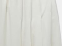 Плиссированная юбка миди на резинке