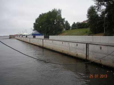 Причалы Архангельского порта