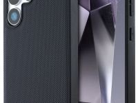 Чехол Lacoste Iconic Woven MagSafe для Galaxy S25 Ultra синий