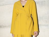 Жакет с v-образным вырезом