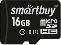 Карта памяти SmartBuy microSDHC UHS-I 16 ГБ без адаптера