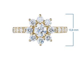 Кольцо из желтого золота э0312кц03160700