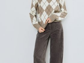 Вельветовые брюки, Коричневый