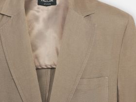 Однобортный пиджак с добавлением льна