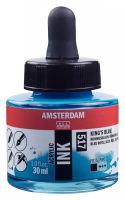 Чернила акриловые Talens "Amsterdam" 30 мл №517 Синий королевский