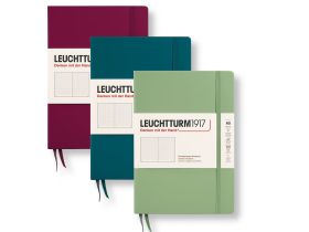 Записная книжка в точку Leuchtturm A5 251 стр., твердая обложка винная