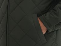 Лёгкая утеплённая куртка, Зеленый